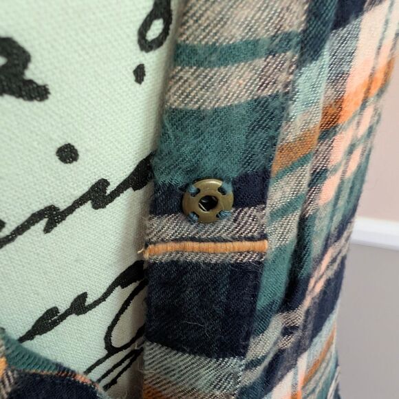 Free People Flannel PJ Jumper - Picture 6 of 8